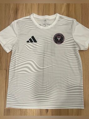 adidas White & Gray Inter Miami Wave Pattern Messi
